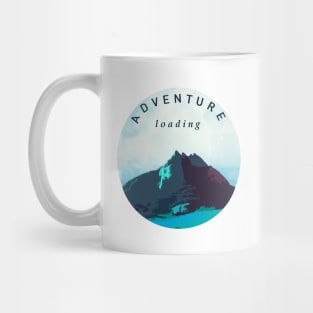 Mountain Adventure Loading Mug